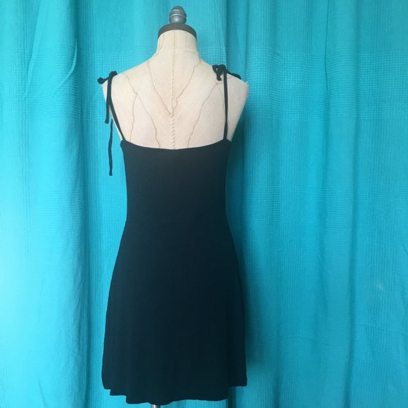 Topshop Button Ribbed Mini Dress - Picture 5 of 6